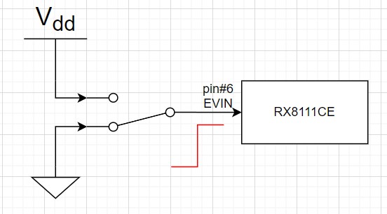 Epson RTC RX8111CE搭配開關電路圖